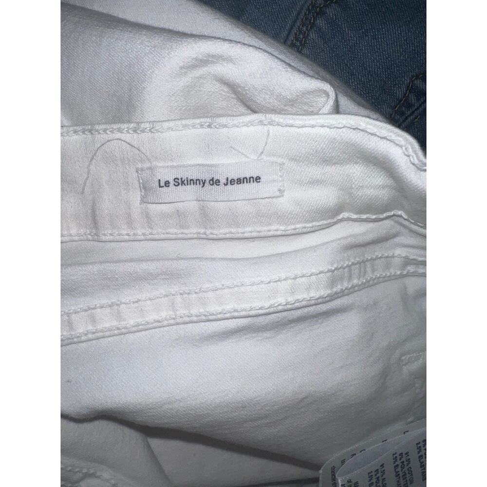 FRAME Le Skinny de Jeanne Skinny Leg Jeans in Blanc $184 Style COL403 Size 30 - Picture 8 of 10